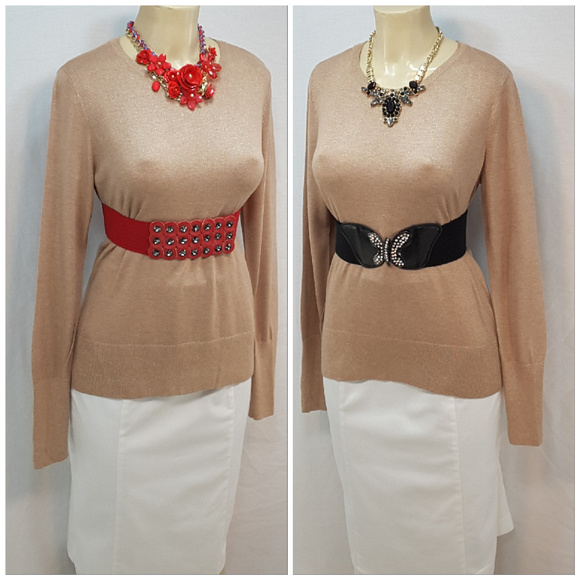 H&M Sweaters - H&M, Goldtone Sweater, size Large